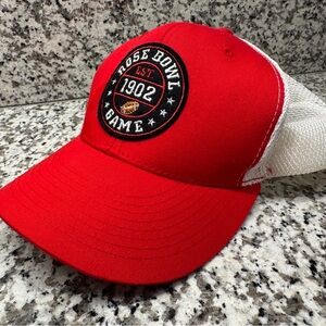 Rose Bowl Game Est 1902 Trucker Hat Red White Mesh Flex/Stretch One Size Cap